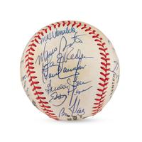 A 1985 Cincinnati Reds Team Signed Autograph Baseball