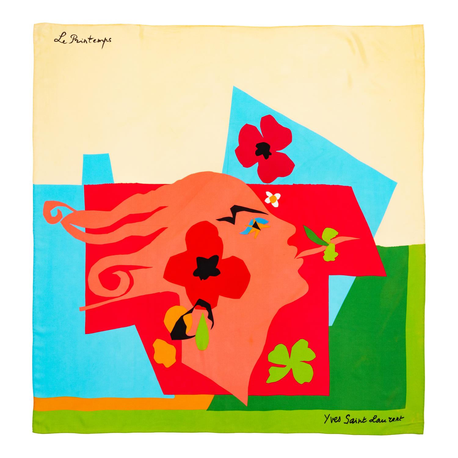 Yves Saint Laurent Scarf, 1980-90s