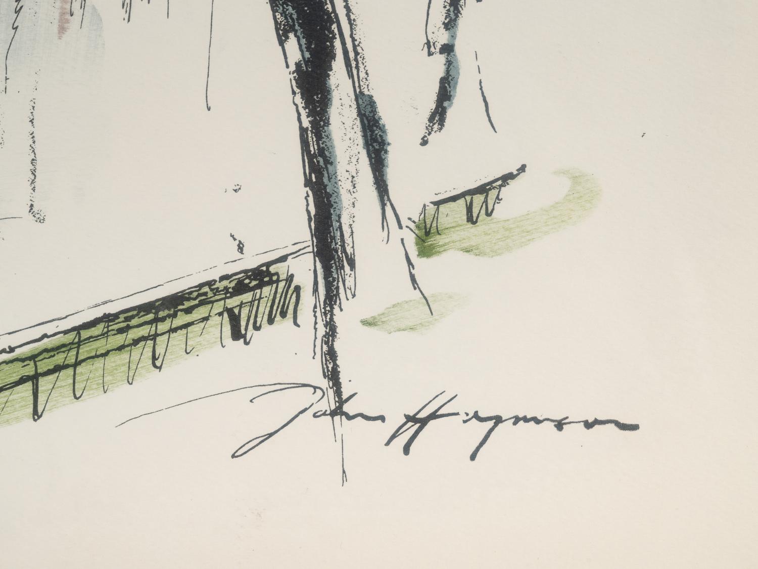 A Pair of Color Lithographs by John Haymson (American, 1902-1980)
