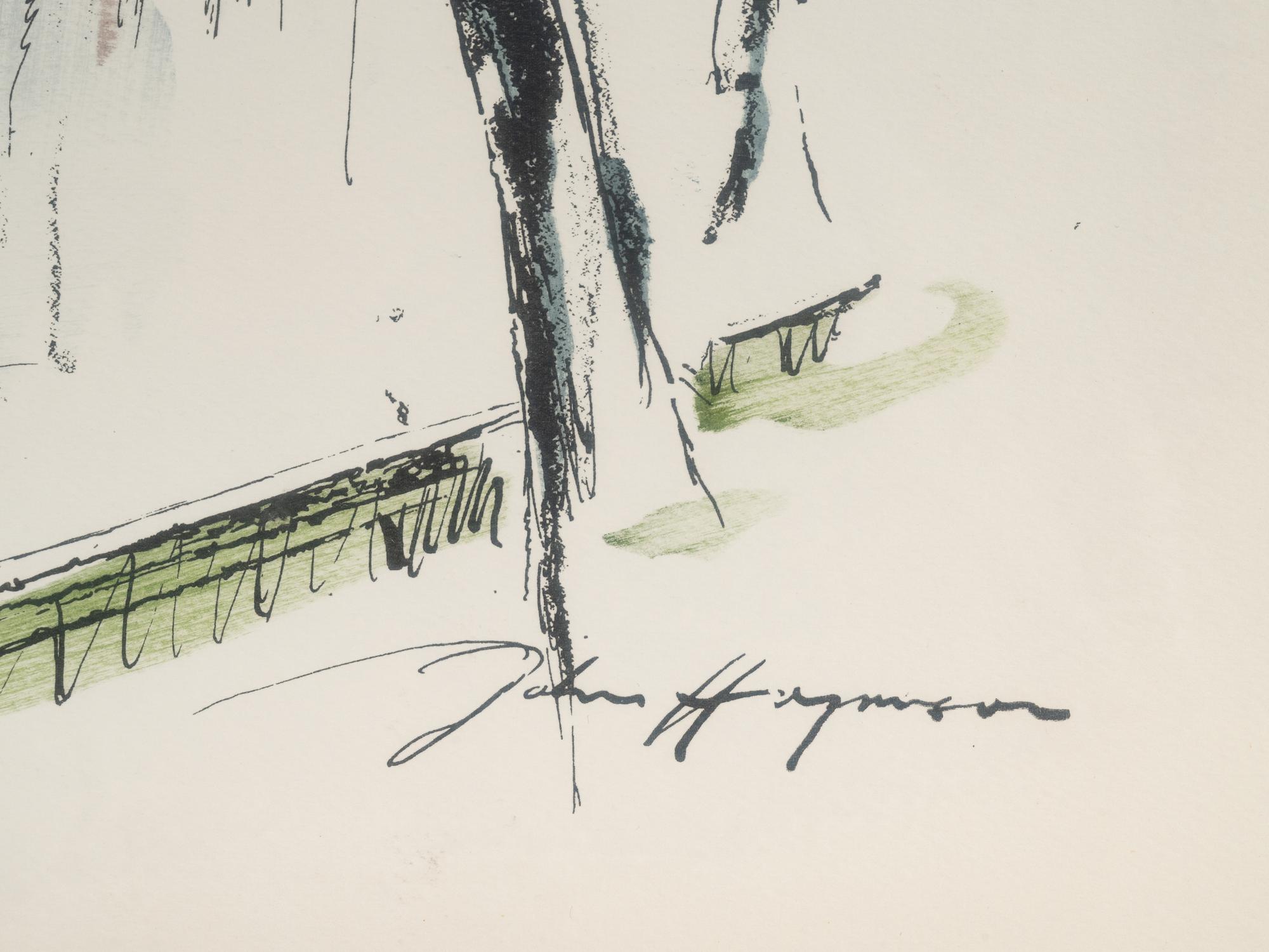 A Pair of Color Lithographs by John Haymson (American, 1902-1980)