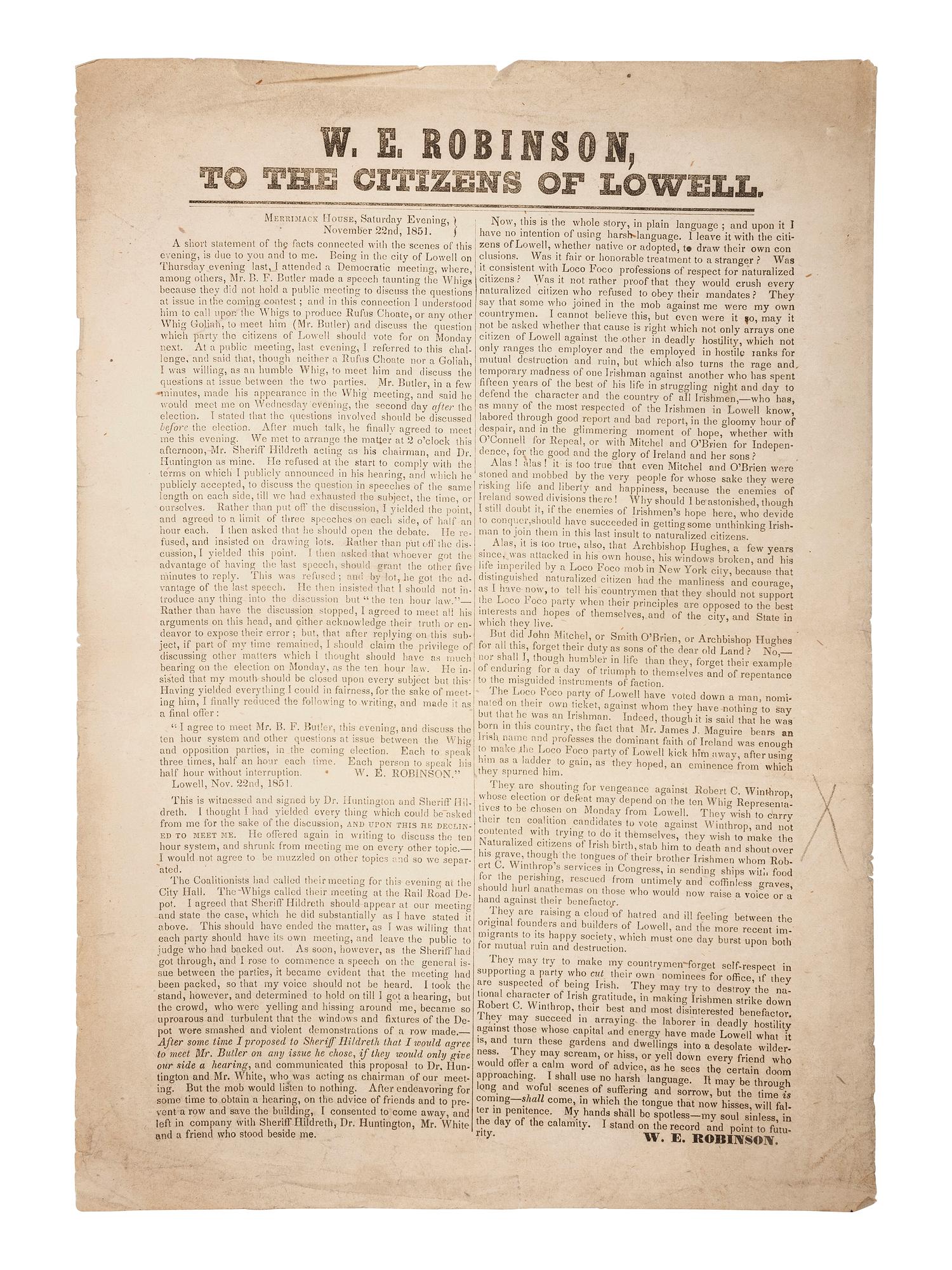 [POLITICS]. A group of items from the 1852 election between Franklin Pierce and Winfield Scott.