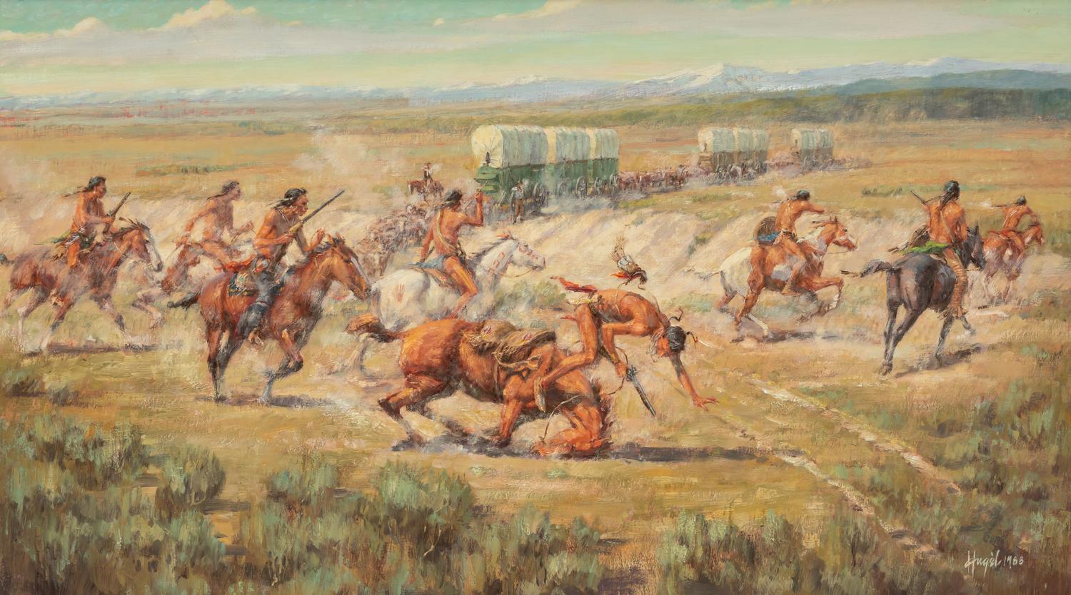 Attacking The Freight Wagons