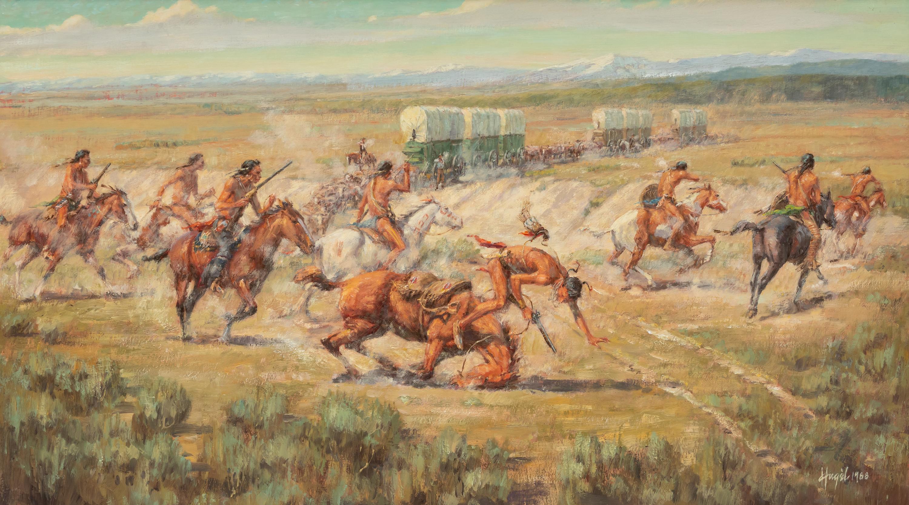 Attacking The Freight Wagons