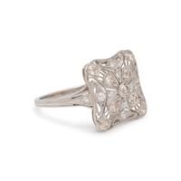 EDWARDIAN, DIAMOND RING