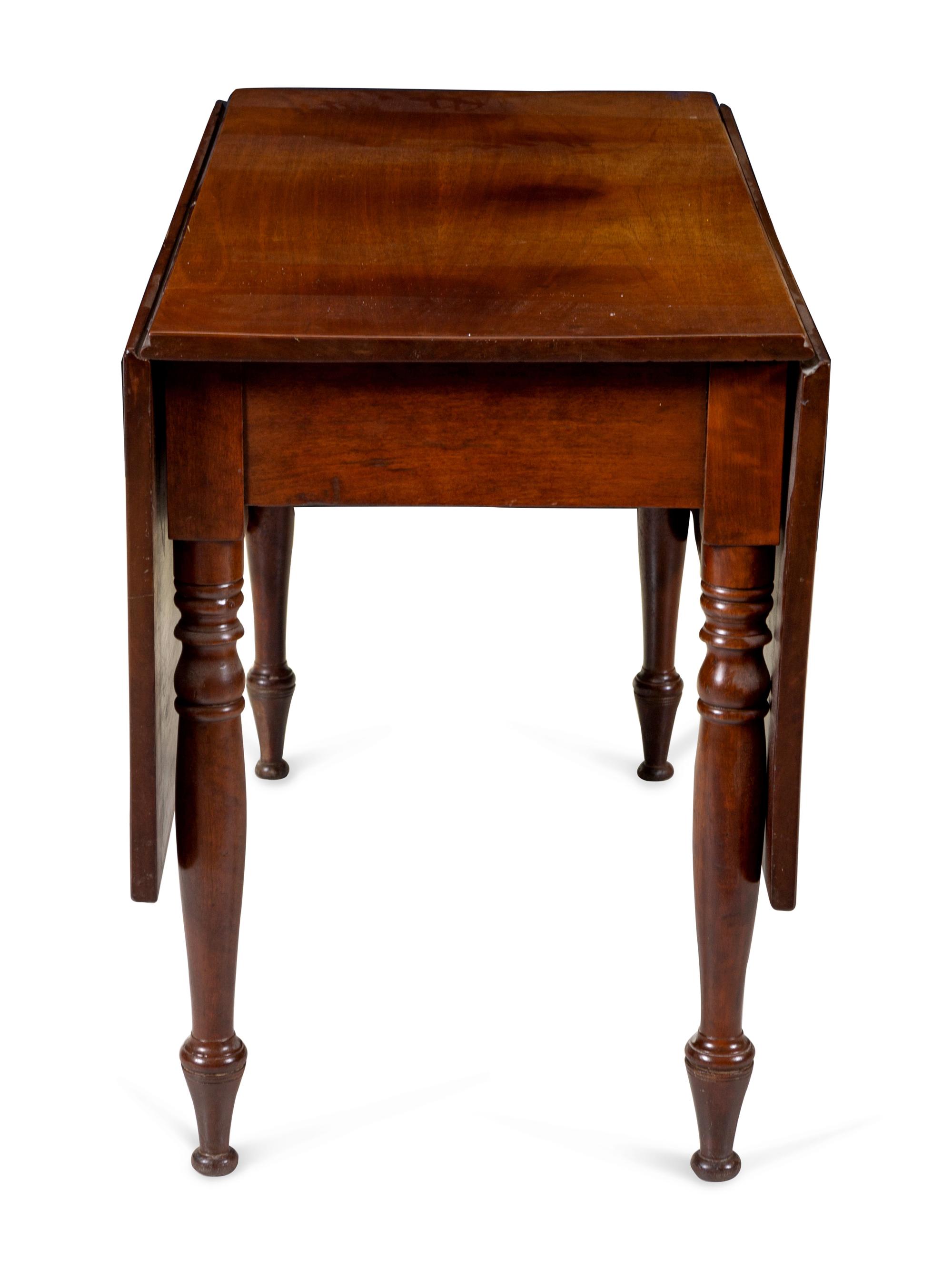 An American Mahogany Drop-Leaf Table