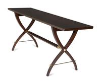 A Dunbar Mahogany Console Table with Gilt Metal Mounts