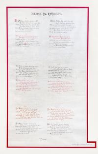 FIELD, EUGENE. Manuscript poem "Madge ye hoyden". Dated and inscribed.