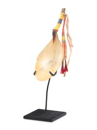 Sioux Beaded and Quilled Horn Spoon