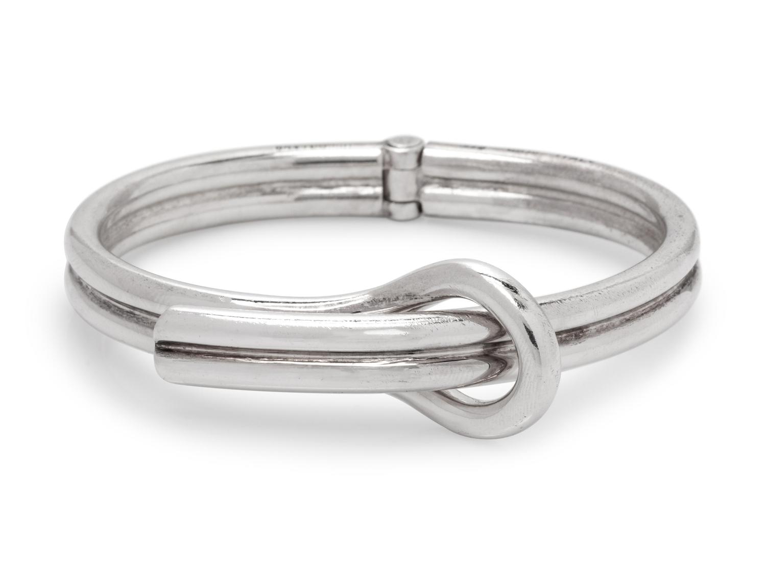 TIFFANY & CO., ITALY, SILVER BANGLE BRACELET