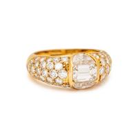 BOUCHERON, YELLOW GOLD AND DIAMOND RING