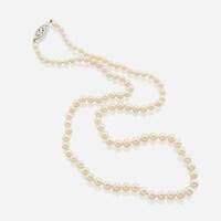 A strand of natural pearls