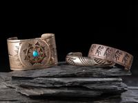 Navajo and Hopi Cuff Bracelets
