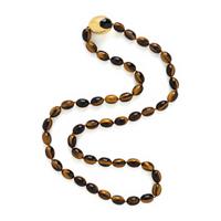 Tiffany & Co., Angela Cummings, Yellow Gold and Tiger's Eye Beaded Necklace