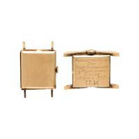 Cronow, Two 14K Yellow Gold Watches
