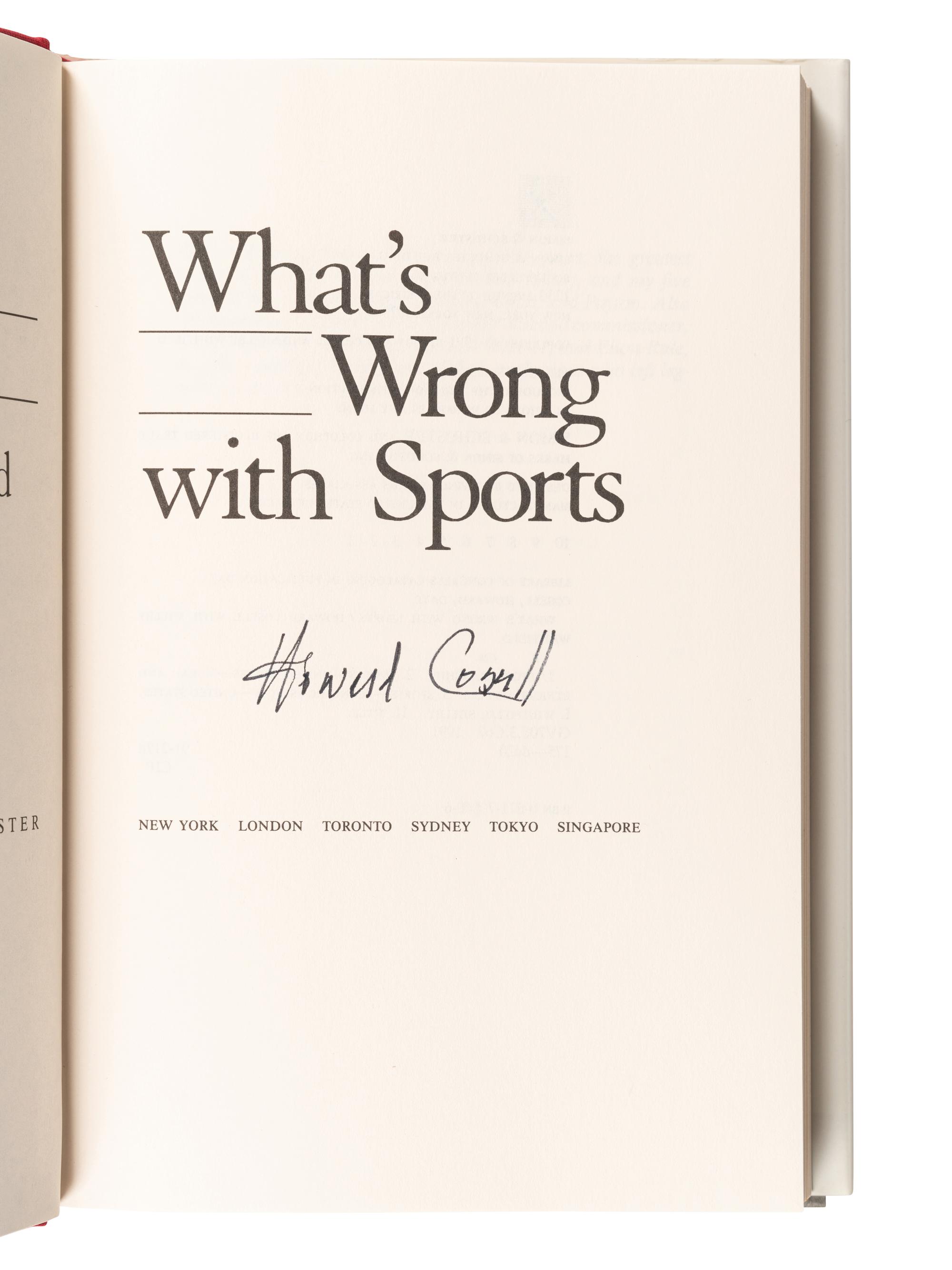 A Group of Seven Books on Boxing Including Signed Autograph Editions