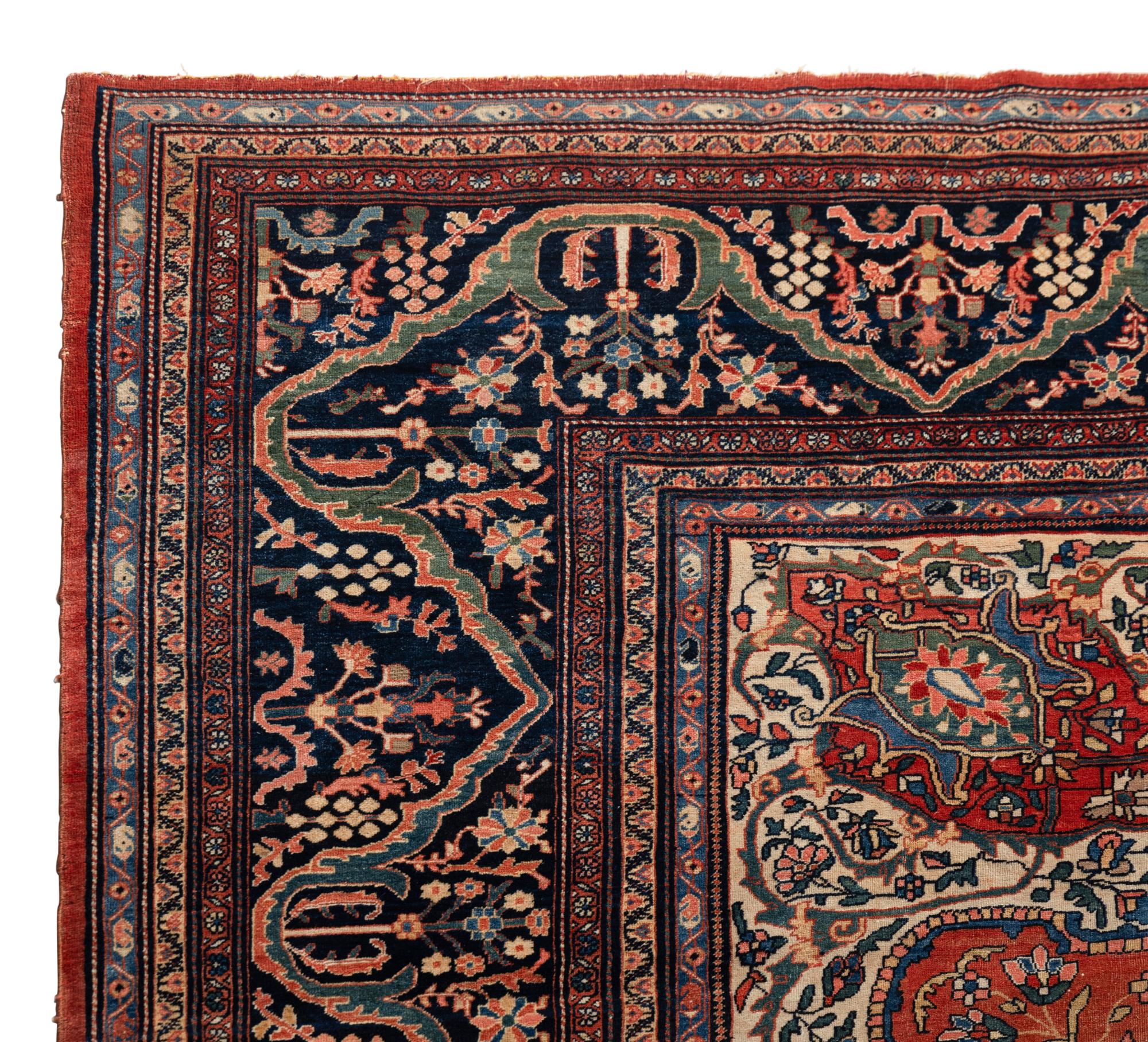 A Feraghan Sarouk Wool Rug