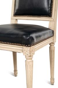A Set of Eight Louis XVI Style Painted Dining Chairs