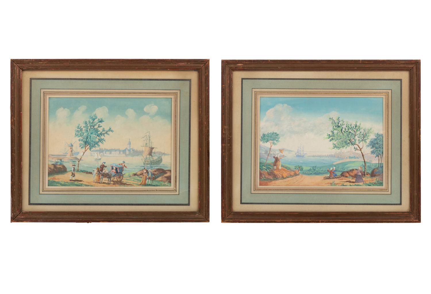 A Pair of Italian Grand Tour Paintings