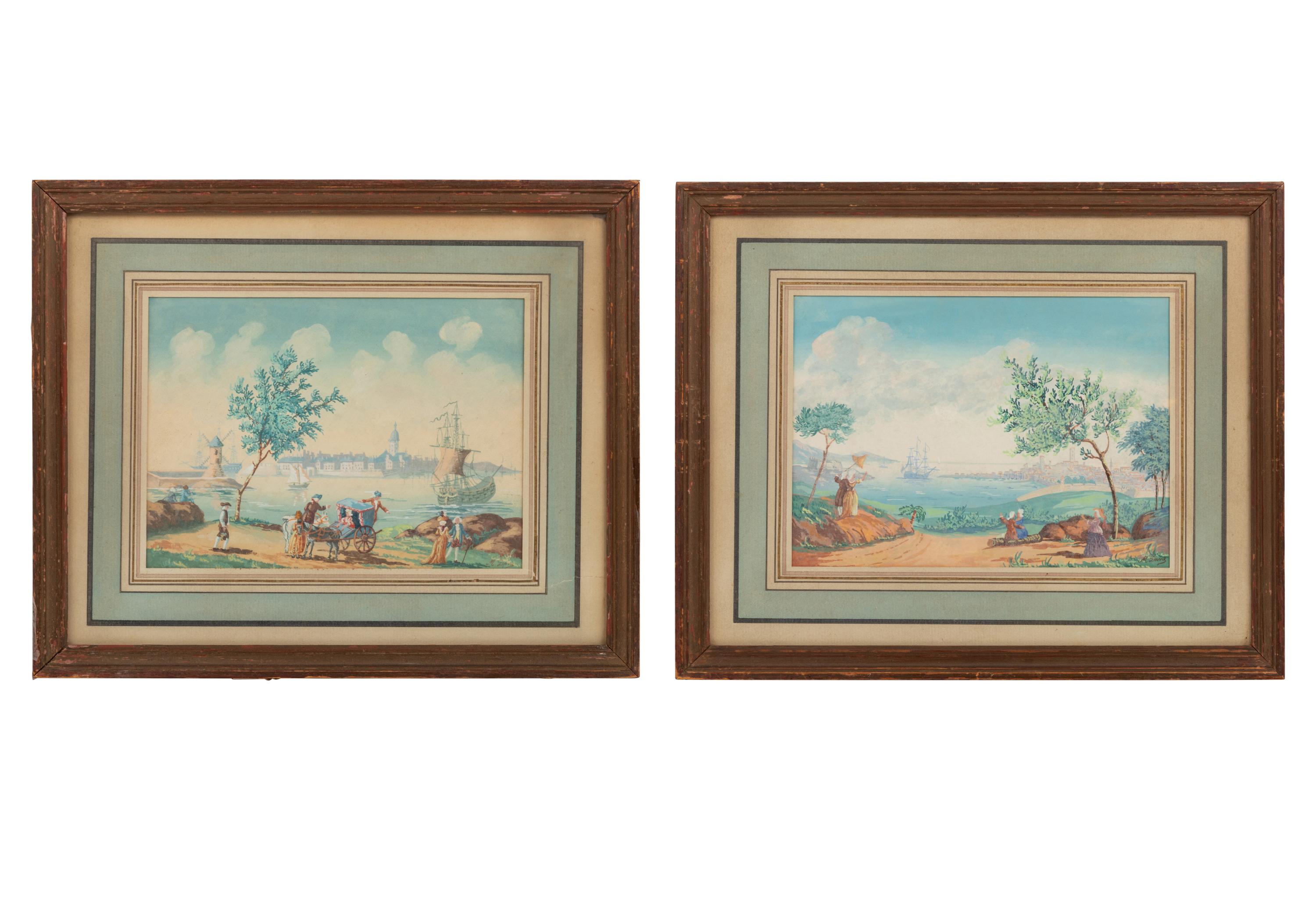 A Pair of Italian Grand Tour Paintings