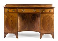 A George III Mahogany Dressing Cabinet Height 32 x width 52 1/4 x depth 23 1/4 inches. — LATE 18TH CENTURY, ATTRIBUTED TO GILLOWS