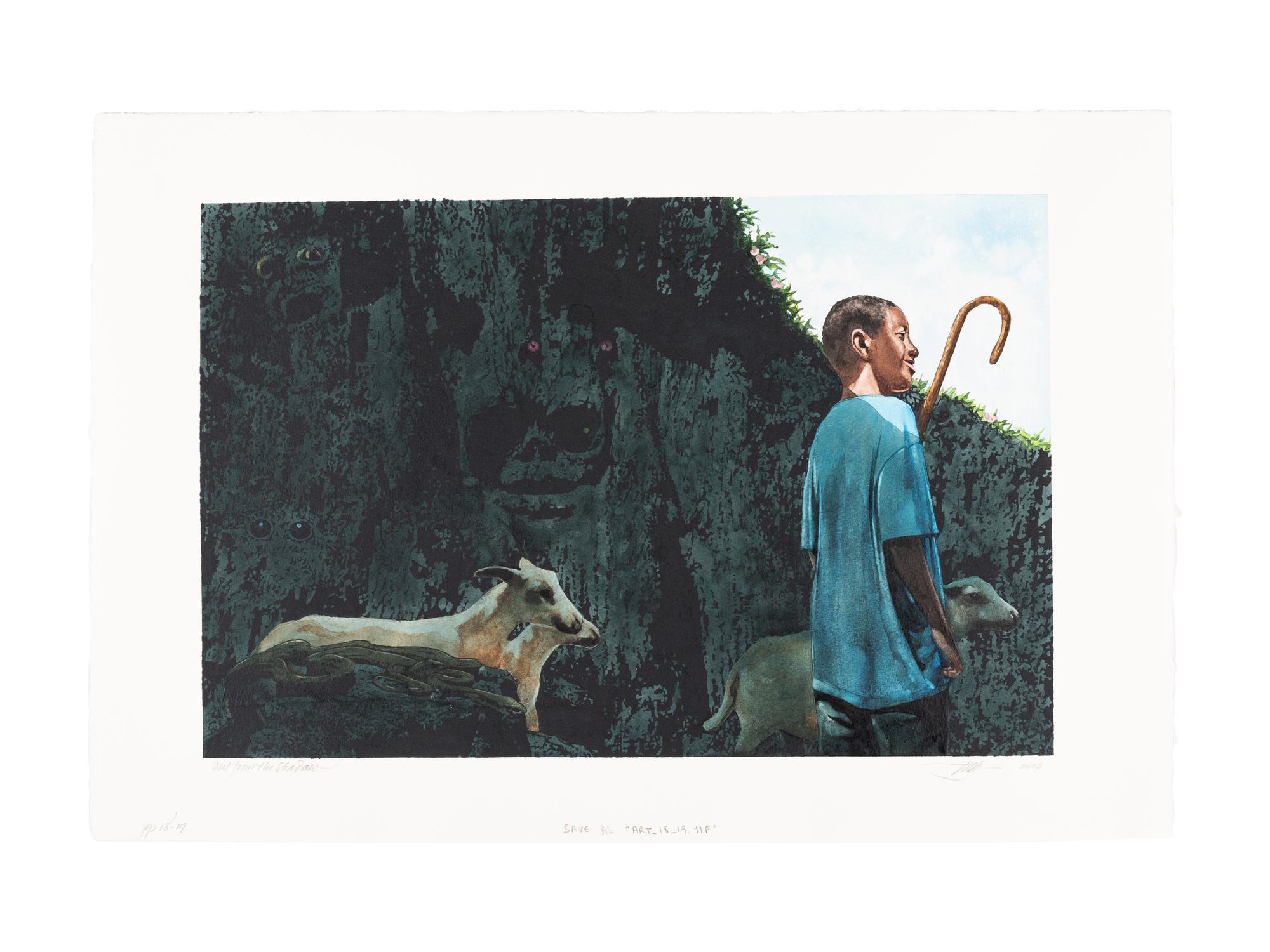 [MOSER, Barry, illustrator]. Psalm 23 . Grand Rapids, MI: Zondervan, 2008.