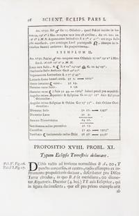 (ASTRONOMY) Scientia eclipsium ex imperio.....Rome, 1747.