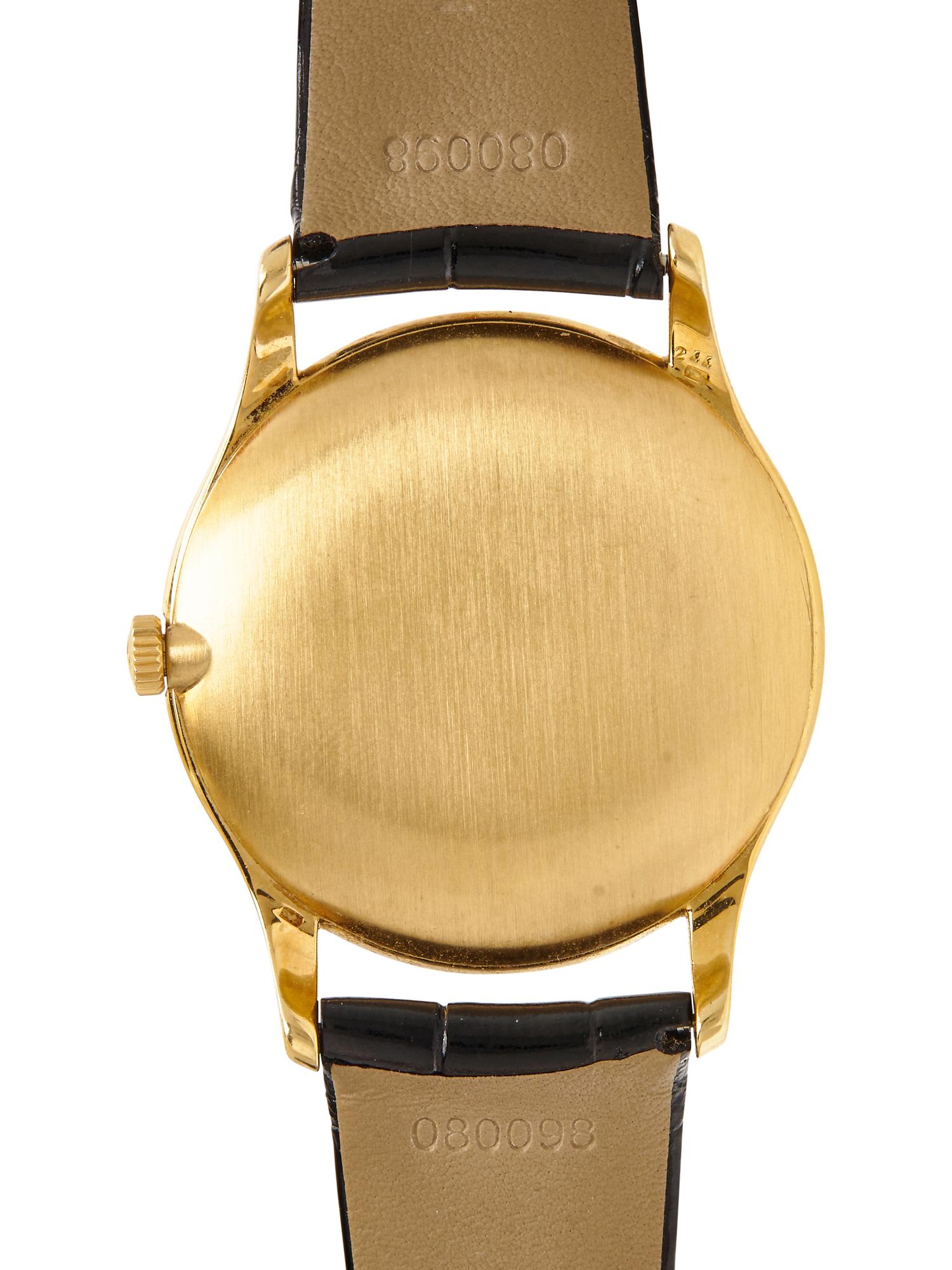 VACHERON & CONSTANTIN, REF. 6185 18K YELLOW GOLD WATCH