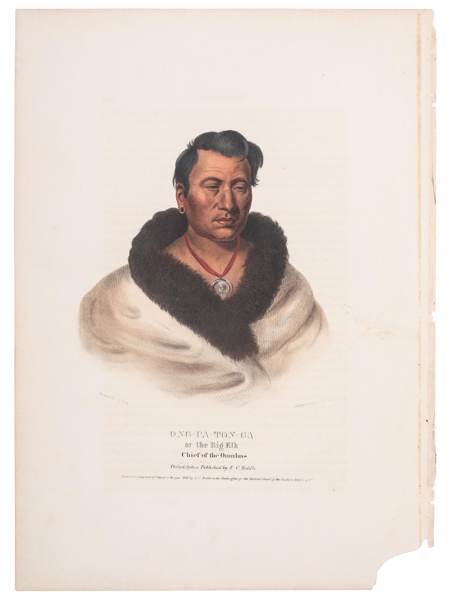 [McKENNEY & HALL]. A group of 5 large folio hand-colored lithographs. 1837-1838.