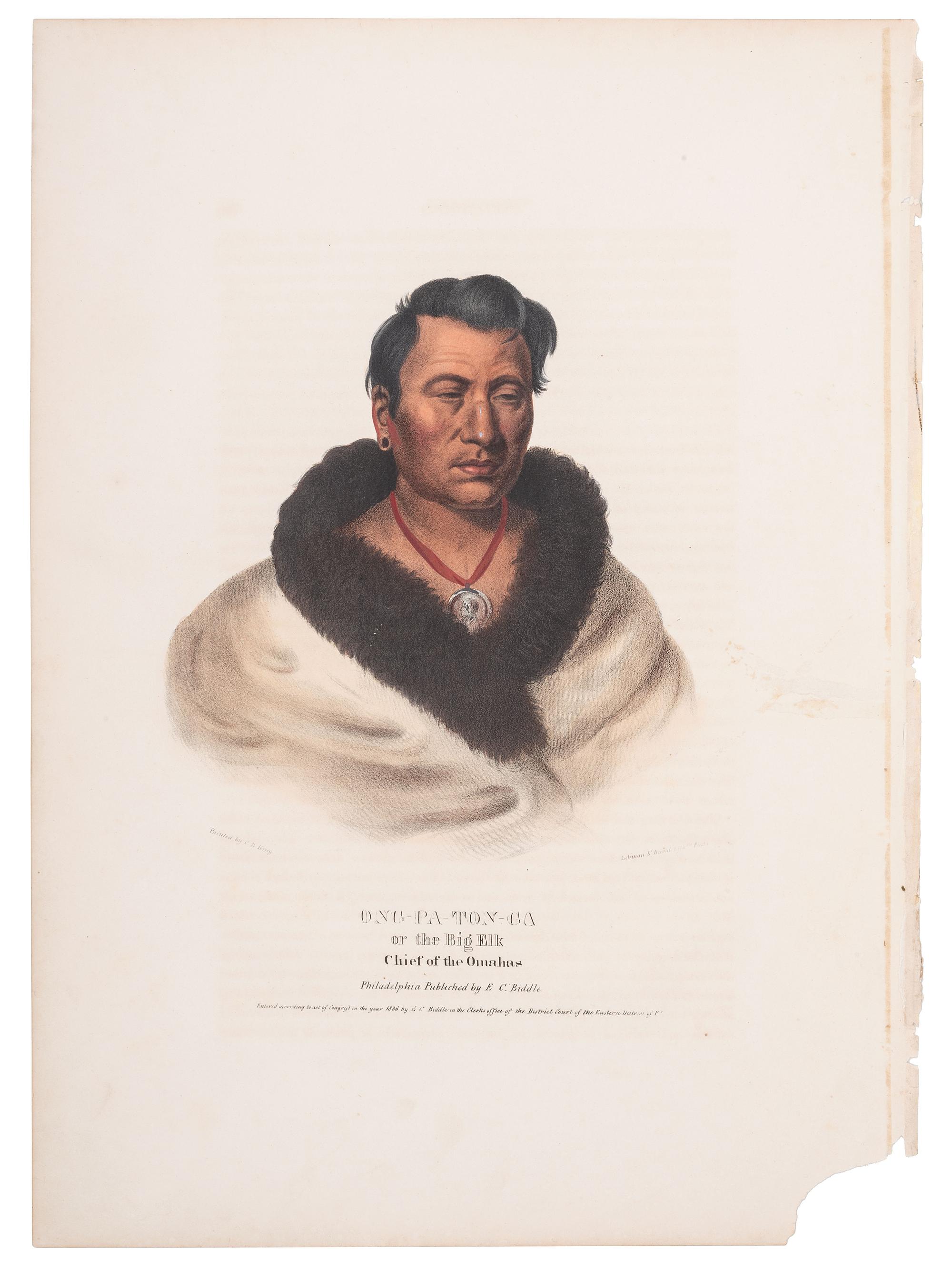 [McKENNEY & HALL]. A group of 5 large folio hand-colored lithographs. 1837-1838.