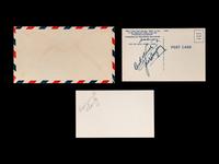 A Group of Heavyweight Champion Gene Tunney and Jack Dempsey Signed Autographs,