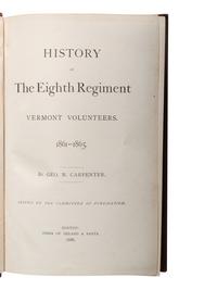 [CIVIL WAR - VERMONT]. A group of histories and regimental histories about Vermont in the Civil War, comprising: