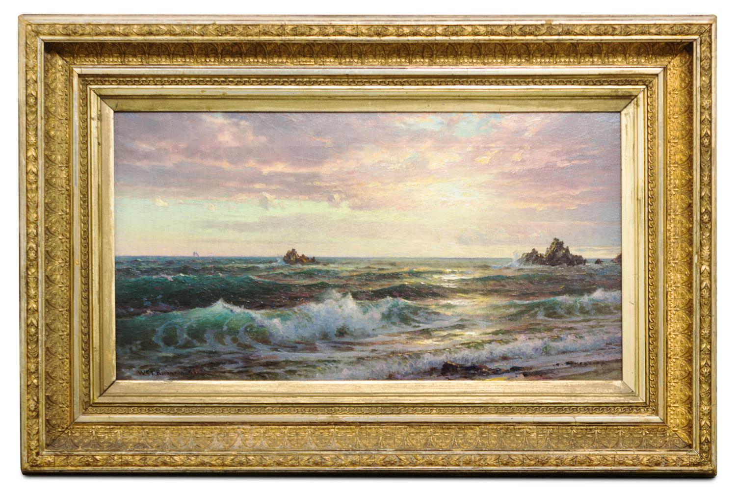 William Trost Richards, (American, 1833-1905), Near Newport, 1898
