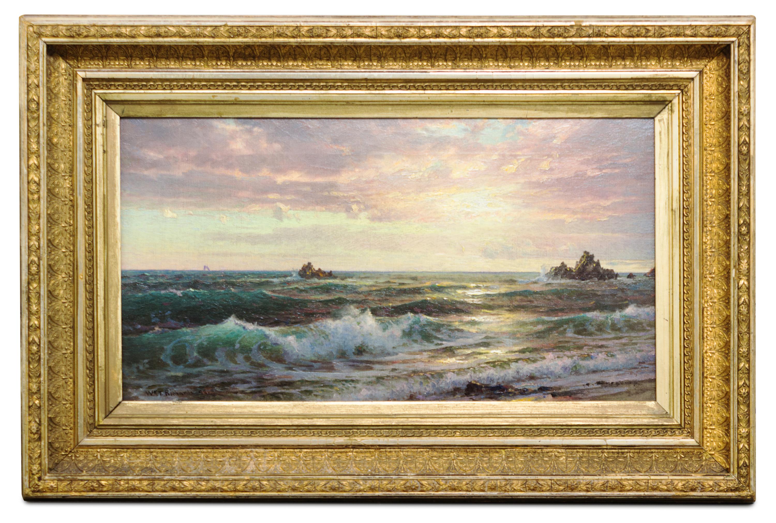 William Trost Richards, (American, 1833-1905), Near Newport, 1898