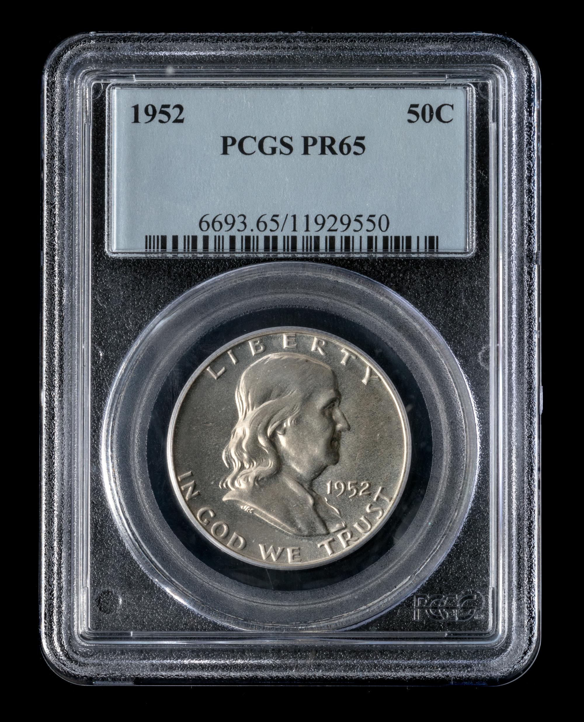 A Untied States 1952 Benjamin Franklin 50c Proof