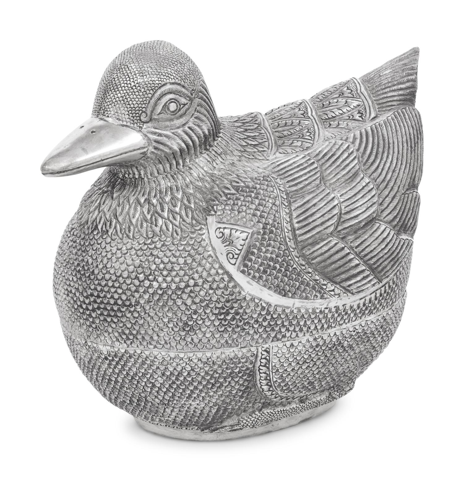 A Southeast Asian Silver Duck