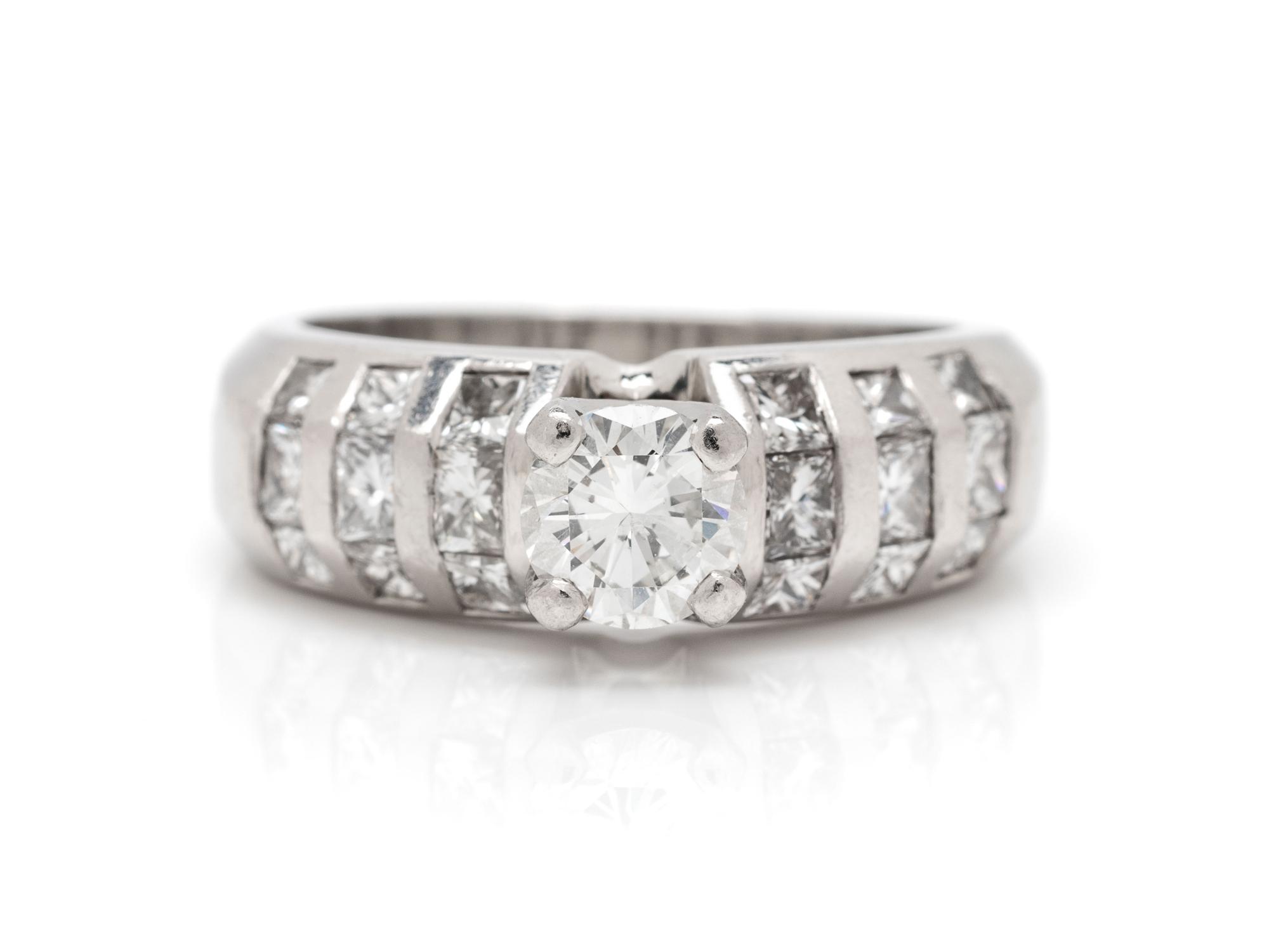 PLATINUM AND DIAMOND RING