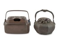 Two Bronze Hand Warmers