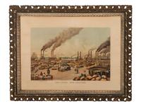 [WALKER, William Aiken (1839-1921)]. The Levee - New Orleans. New York: Currier & Ives, 1884.