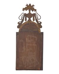 A Spanish "Bilbao" Walnut-Veneered and Parcel-Gilt Mirror For the American Market