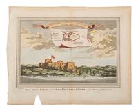 [ENSLAVEMENT & ABOLITION]. A group of 3 prints related to the Atlantic slave trade, including plans for two forts along Africa's west coast.