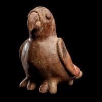 A Moche Terracotta Parrot Whistle