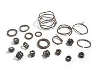 A Collection of European Bronze Age Jewelry — (solid silver hair rings and arm bands)