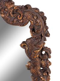 An Italian Baroque Style Giltwood Mirror