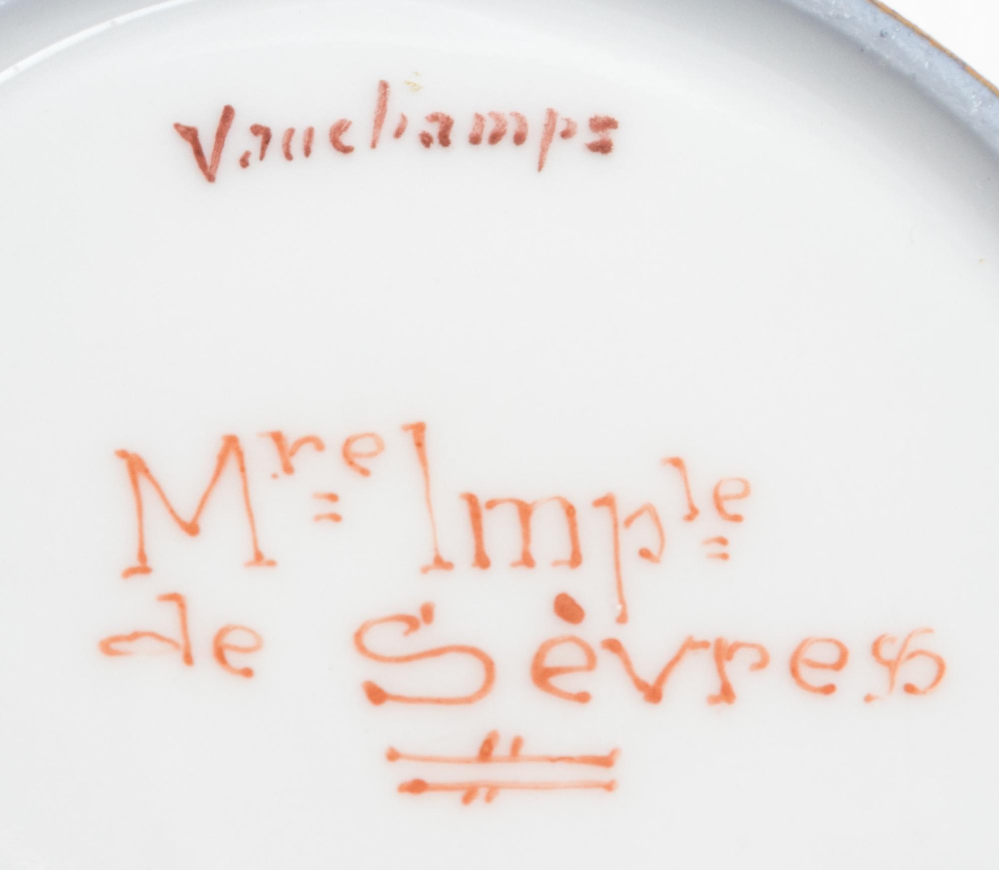 A Sèvres Style Napoleonic Luncheon Service