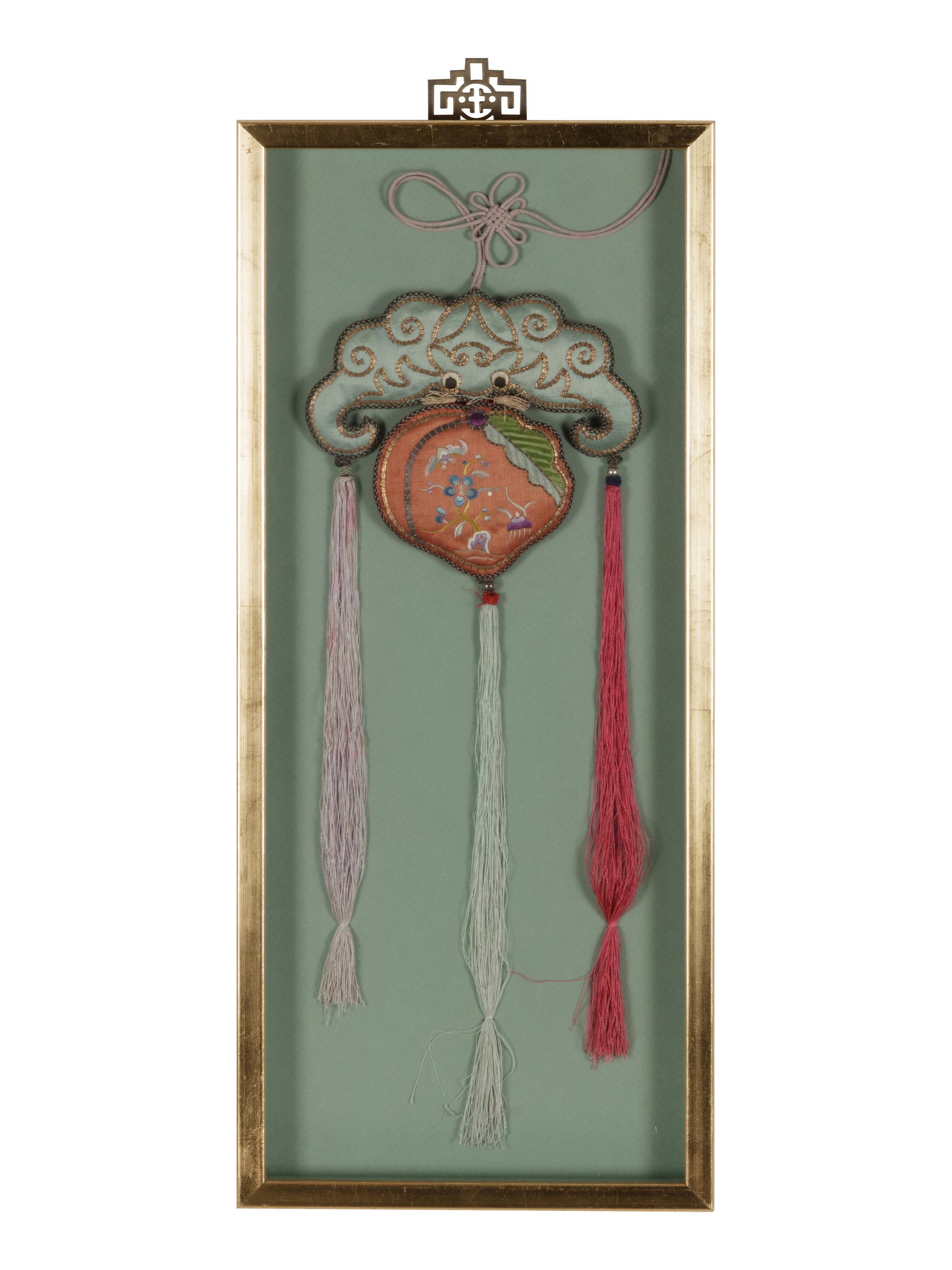 10 Chinese Embroidered and Woven Silk Articles