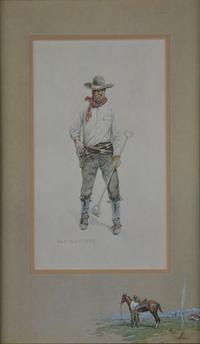 Four Prints from the Western Character's Series, between 1927 and 1932