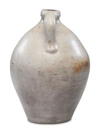 An I. M. Mead Three-Gallon Cobalt Decorated Floral Jug