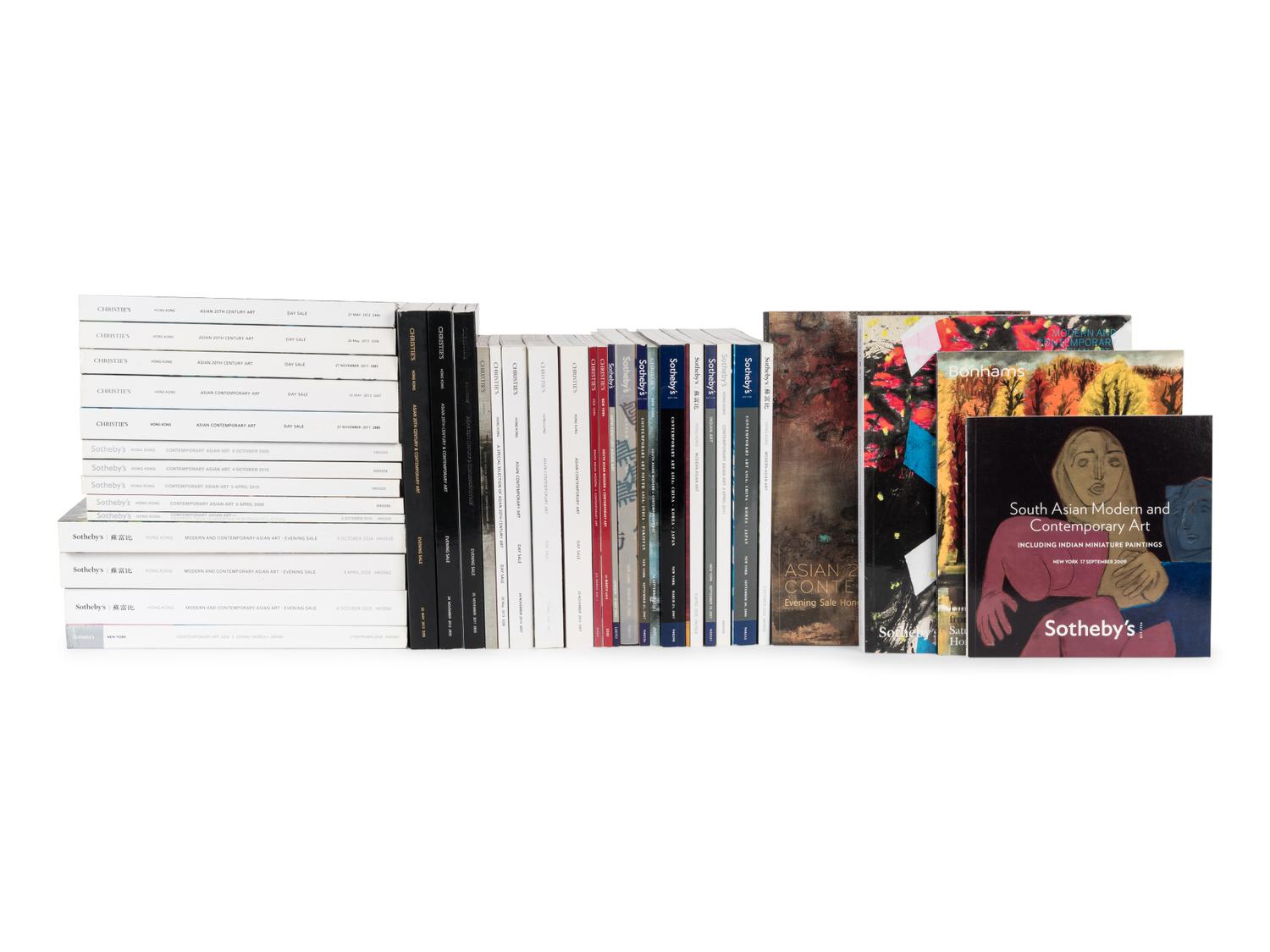 [MODERN & CONTEMPORARY ASIAN ART] A group of auction catalogues on modern and contemporary Asian art