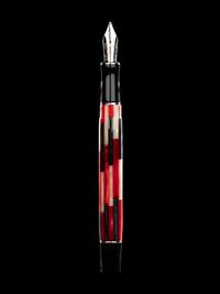 Parker: Duofold- Mosaic Red Fountain Pen