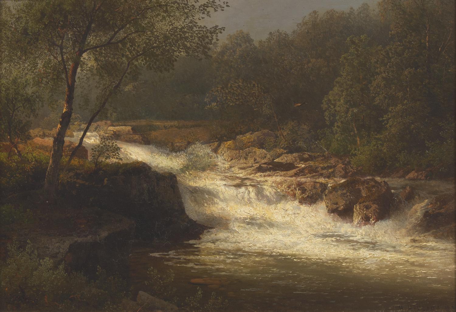 Hermann Herzog (American/German, 1832–1932) — Jackson Falls, N. Hampshire , 1881